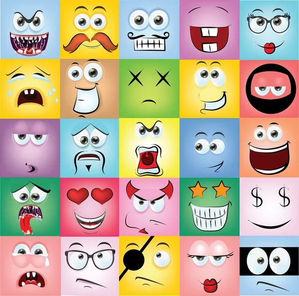 Cartoon emotions Set