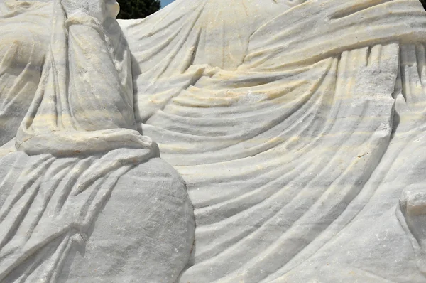 Details of beautiful ancient roman sculpture