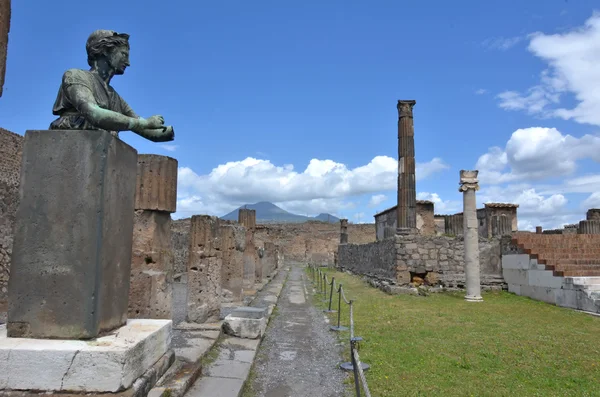 Ancient roman bronze statue