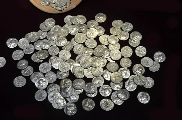 Ancient greek silver coins