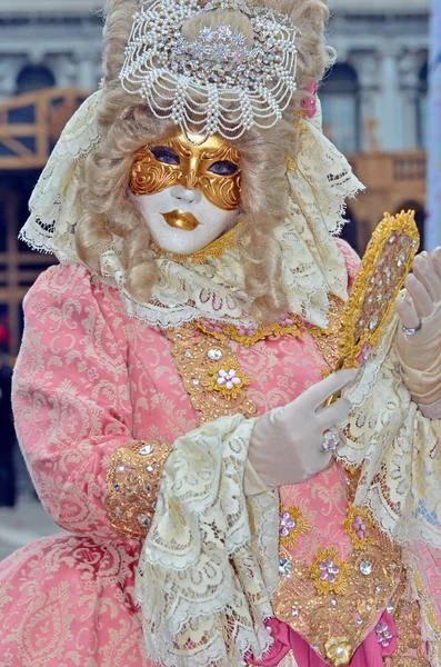 Carnival masked costume lady