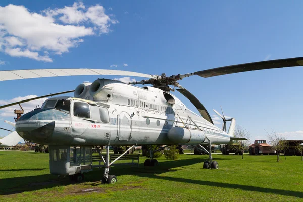 Old Soviet military helicopter.