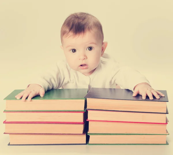 Baby, infant and Books,