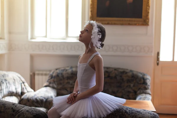 Young ballerina posing