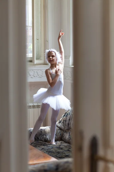 Young ballerina posing