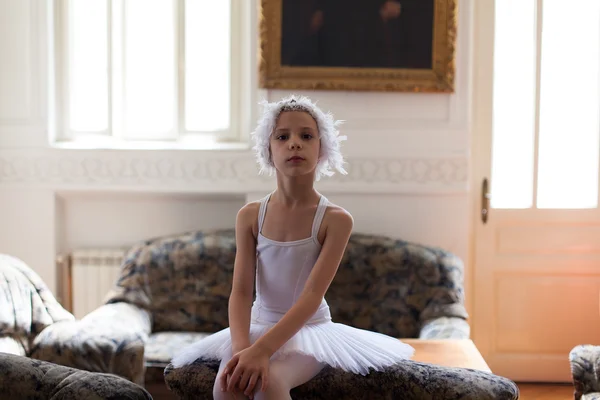 Young ballerina posing