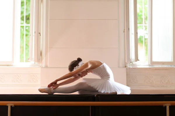 Young ballerina posing