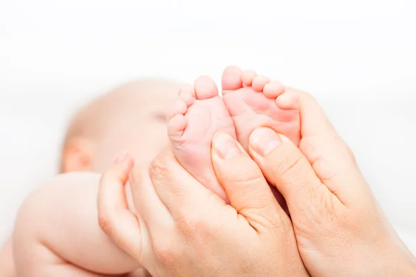 Infant foot massage