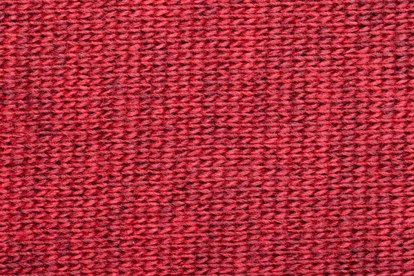 Red knitted melange textile pattern