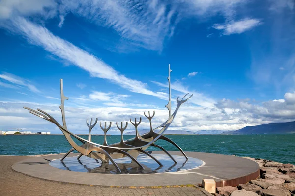 Sun Voyager sculpture in Reykjavik Iceland