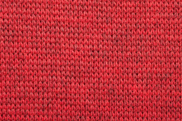 Red knitted melange textile pattern