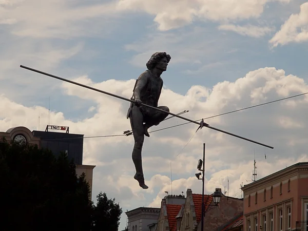 Tightrope walker from the Brda River.