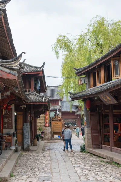 LIJIANG, CHINA - SEP 6 2014: Shuhe old town(UNESCO World heritage site). a famous landmark in Lijiang, Yunnan, China.