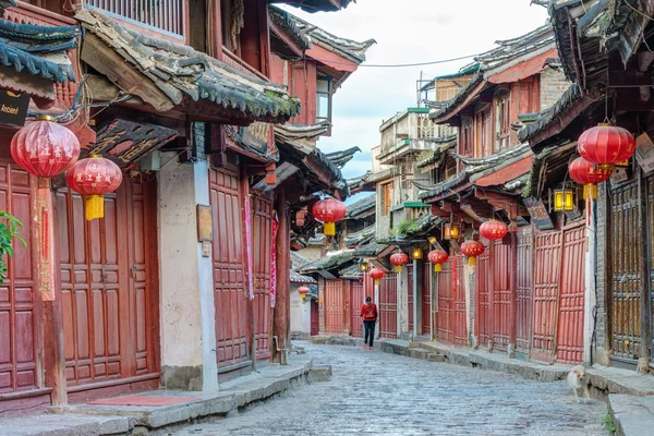 LIJIANG, CHINA - SEP 8 2014: Old Town of Lijiang(UNESCO World heritage site). a famous landmark in Lijiang, Yunnan, China.