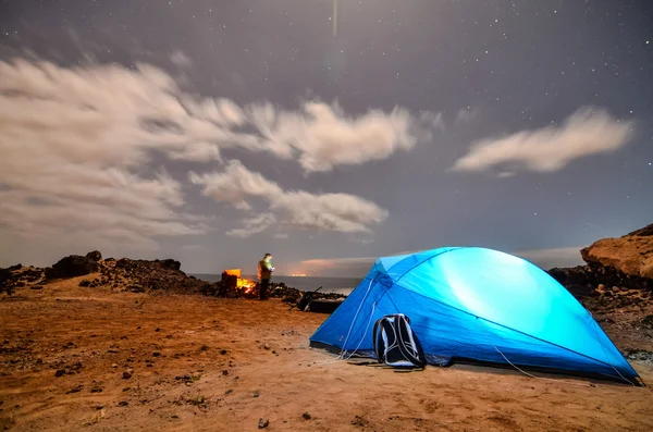 Camping in the night