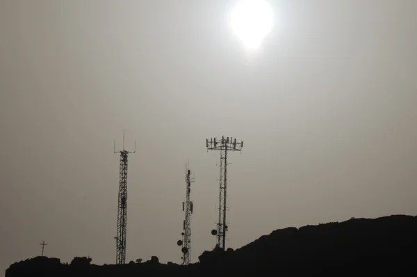 Some Silhouetted Antennas