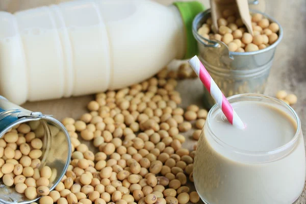 Soy milk with soybean