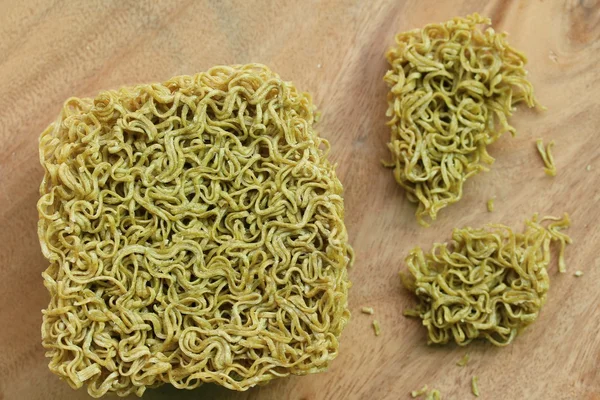 Heap dried instant noodles