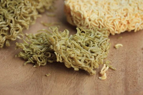 Heap dried instant noodles