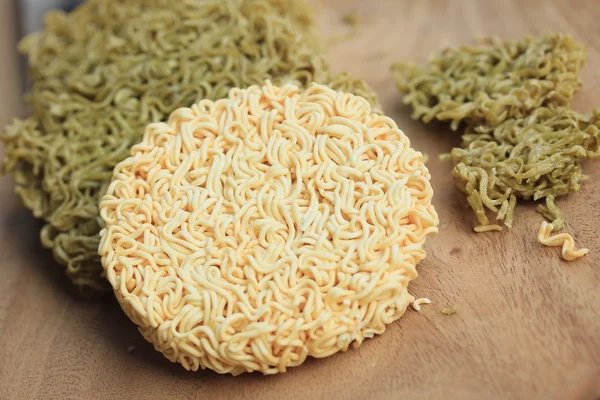 Heap dried instant noodles