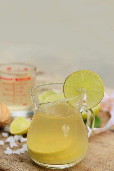 Herb drink lemon juice