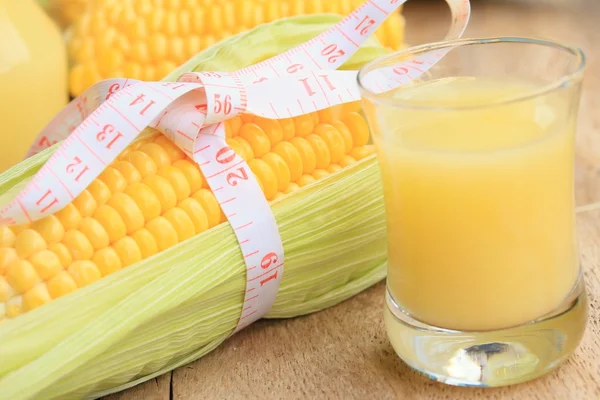 Corn milk with fresh