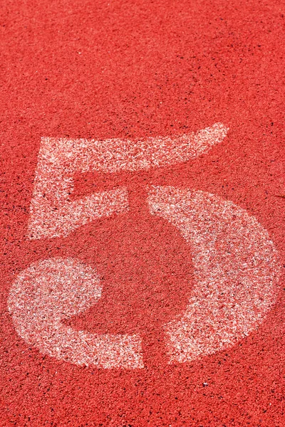 Running track number - for the athletes