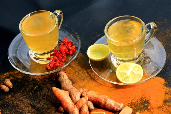 Turmeric with lemon tea