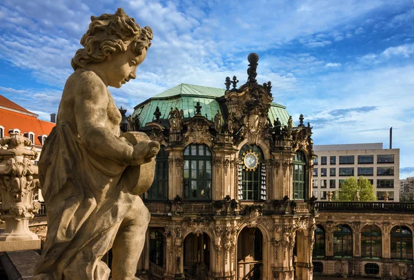 Dresden, Germany. Zwinger Museum statue