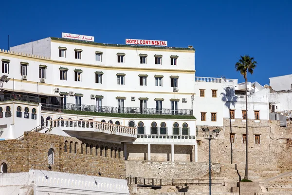 TANGER, MOROCCO - MAY 4, 2016: Hotel Continental in old town of Tanger