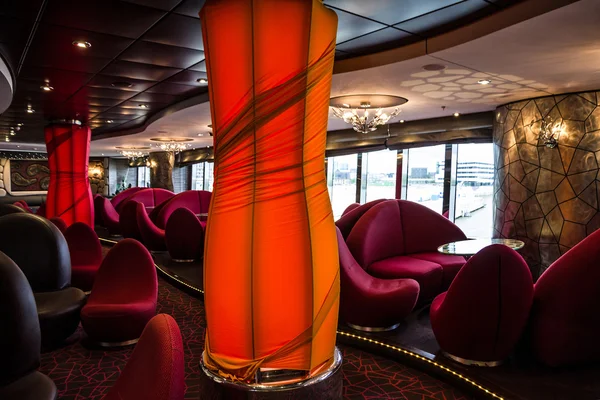 CRUISE SHIP SPLENDIDA - MAY 9, 2016: Bar interior on cruise liner Splendida.