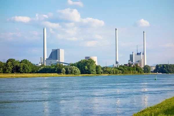 Steam power plant and hard coal-fired power station Rheinhafen-Dampfkraftwerk Karlsruhe EnBW