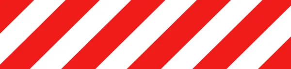 Red and white striped road warning post