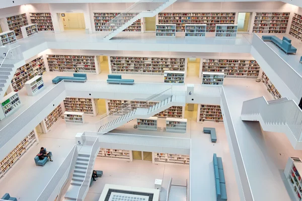 Municipal public library of Stuttgart, Germany