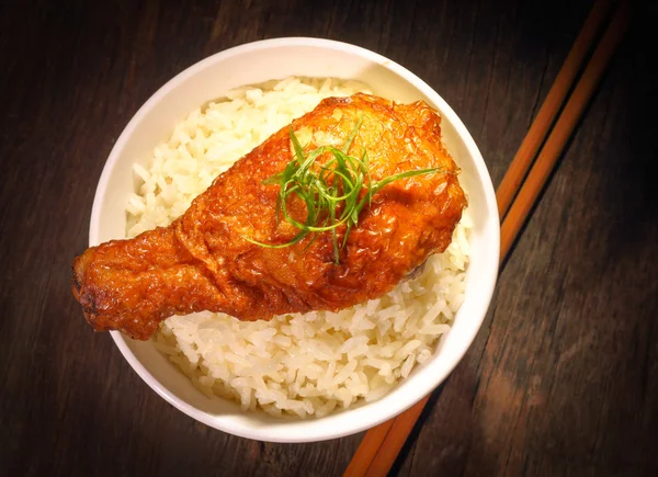 Delicious roasted drumstick rice