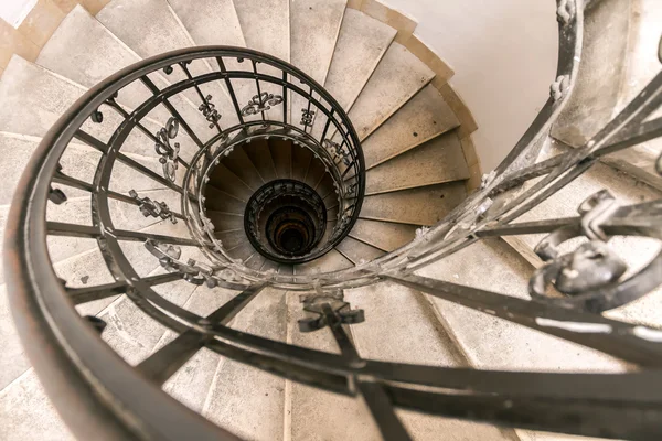 A spiral staircase in the cathedral of Budapest