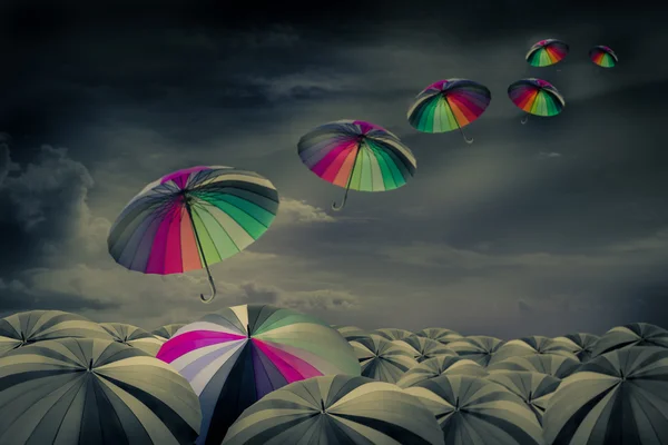 Rainbow umbrella