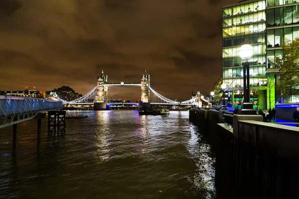 Night view of the Tower Bridge