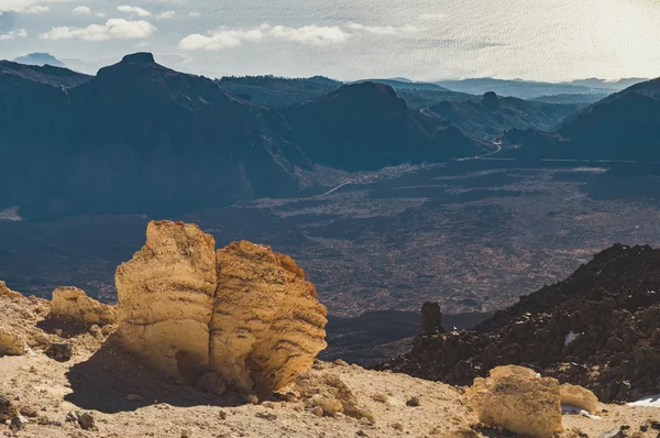 查看从西班牙加那利群岛的特内里费岛泰德火山