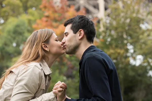 Young couple in Paris