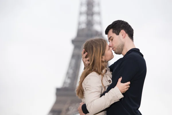 Young couple in Paris