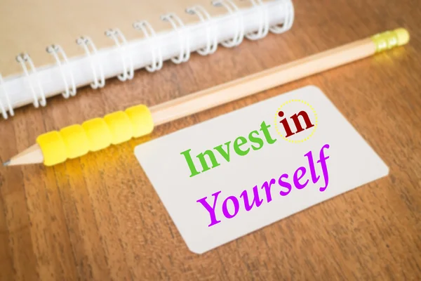 Invest in yourself. Inspire quote about education