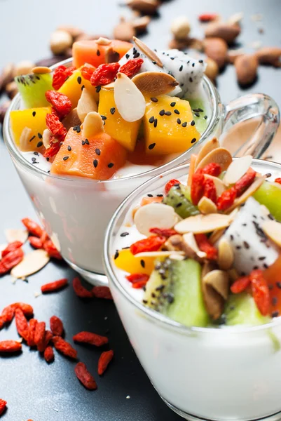 Colorful Vitamin Breakfast Yogurt Pieces Fruit Cup