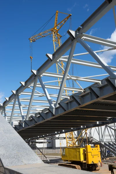 The construction of the bridge - construction site