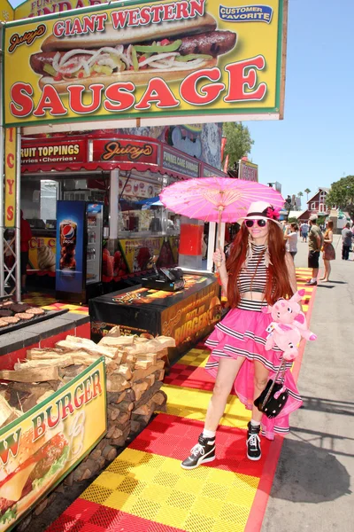 Phoebe Price at the Orange County Fair