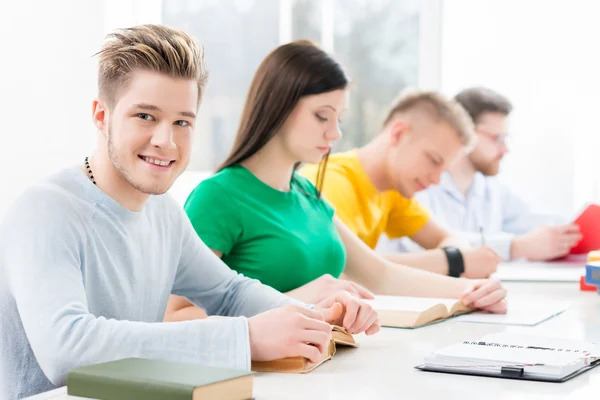 Students learning in classroom