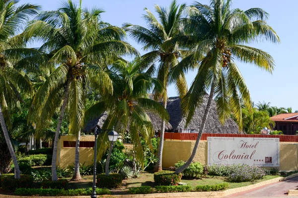 Park of hotel Colionial on Cayo Coco, Cuba