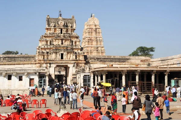 View of Shiva-Virupaksha Temple at Hampi, India