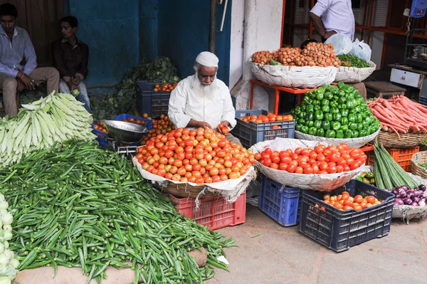Devaraja market at Mysore on India