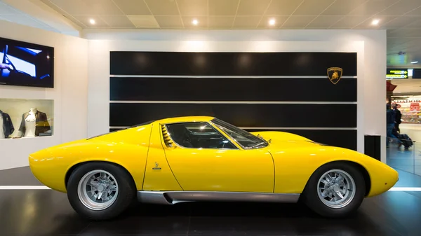 Lamborghini Sports car exibition at Bologna Airport